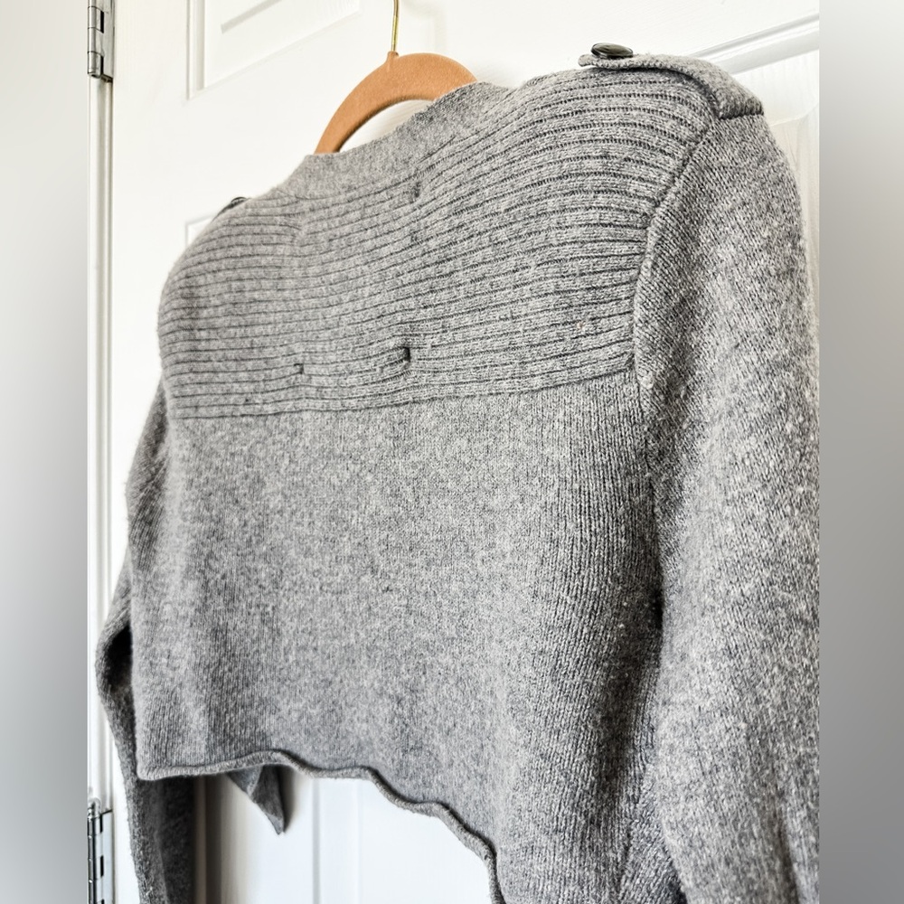 Abercrombie & Fitch Women’s Grey Y2K Cardigan Sweater - Medium - Picture 9 of 9